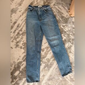 Abercrombie & Fitch Women's Straight Leg Blue Jeans